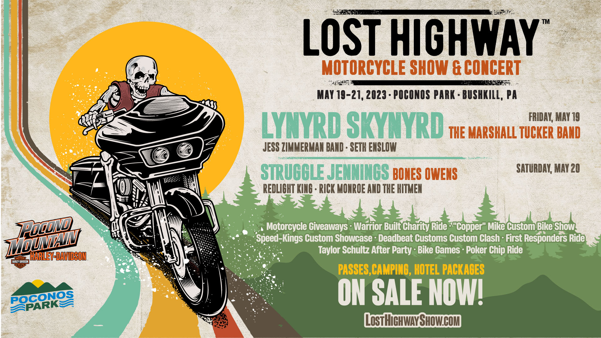 Lost Highway Motorcycle Show & Concert - Bushkill, PA - 05/19/2023